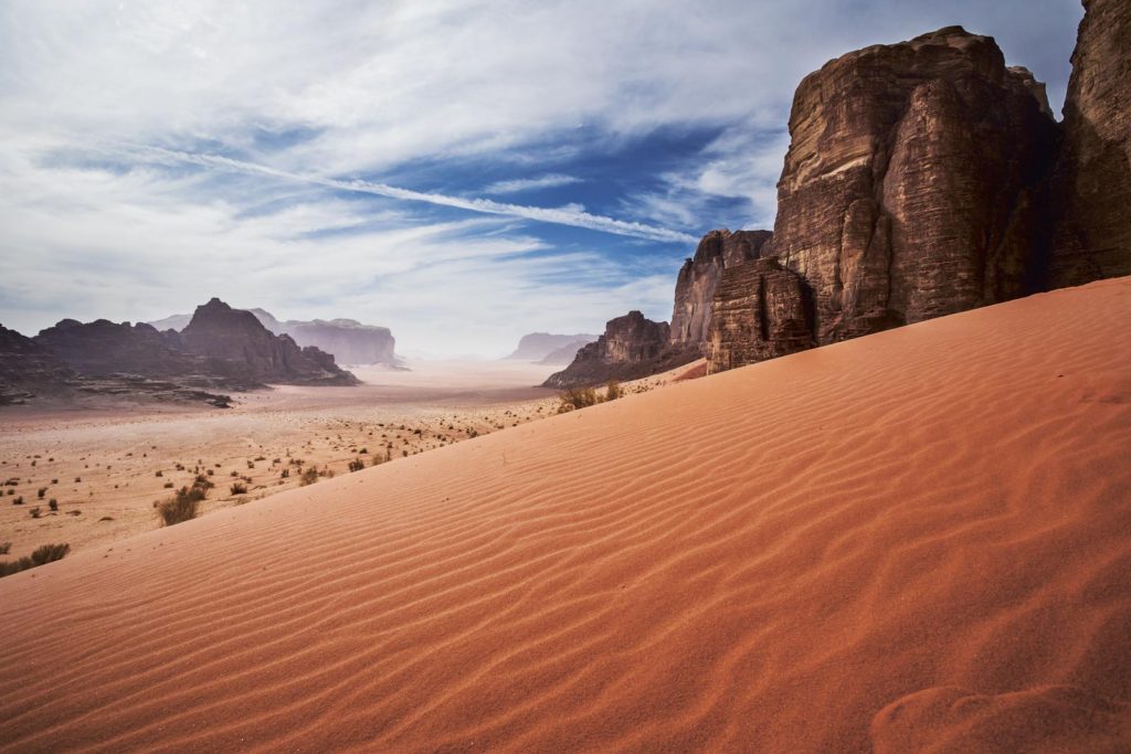 Jordan's Wadi Rum desert is a favourite Martian stand-in for filmmakers