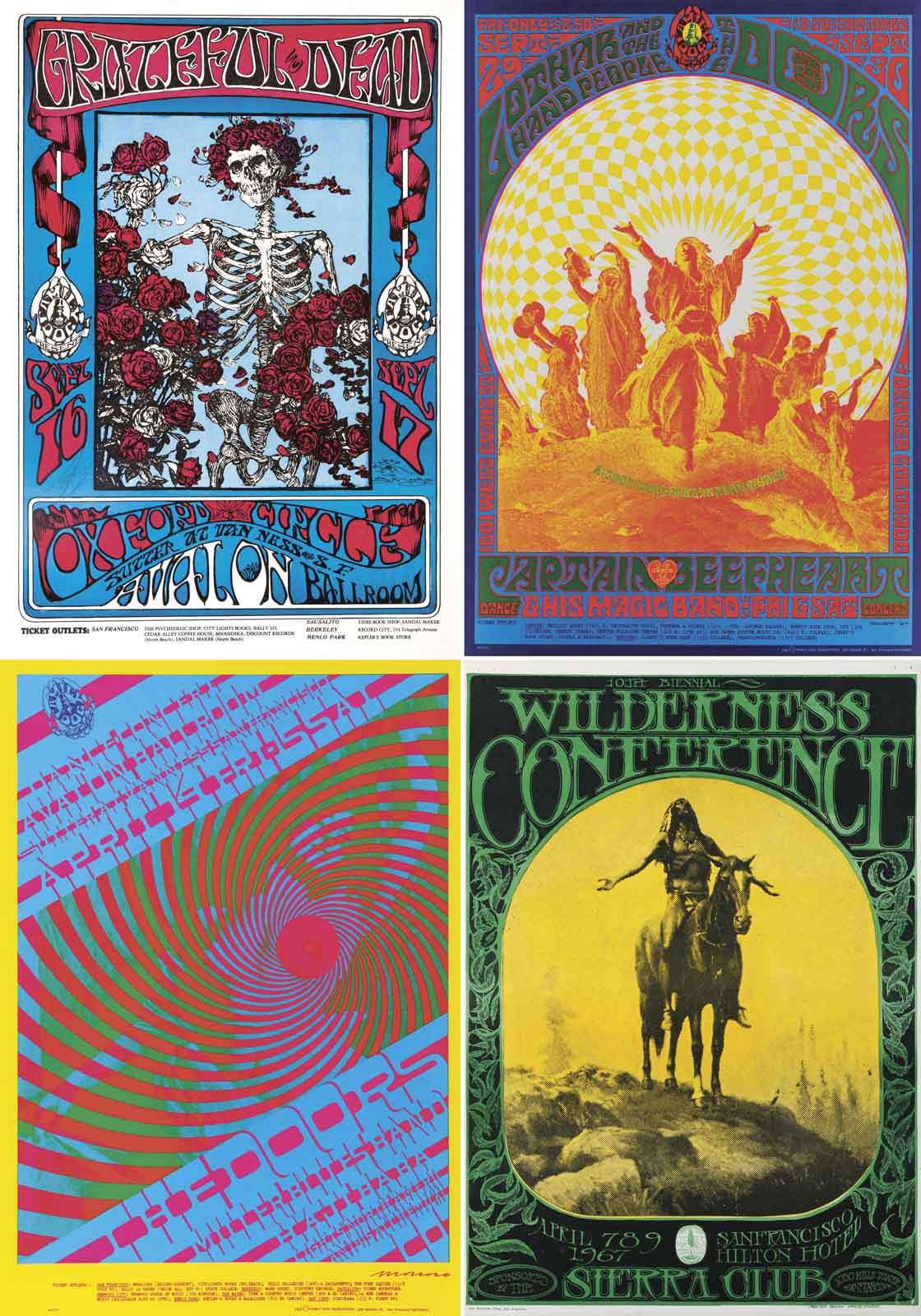 Psychedelic Posters and Fashion in San Francisco