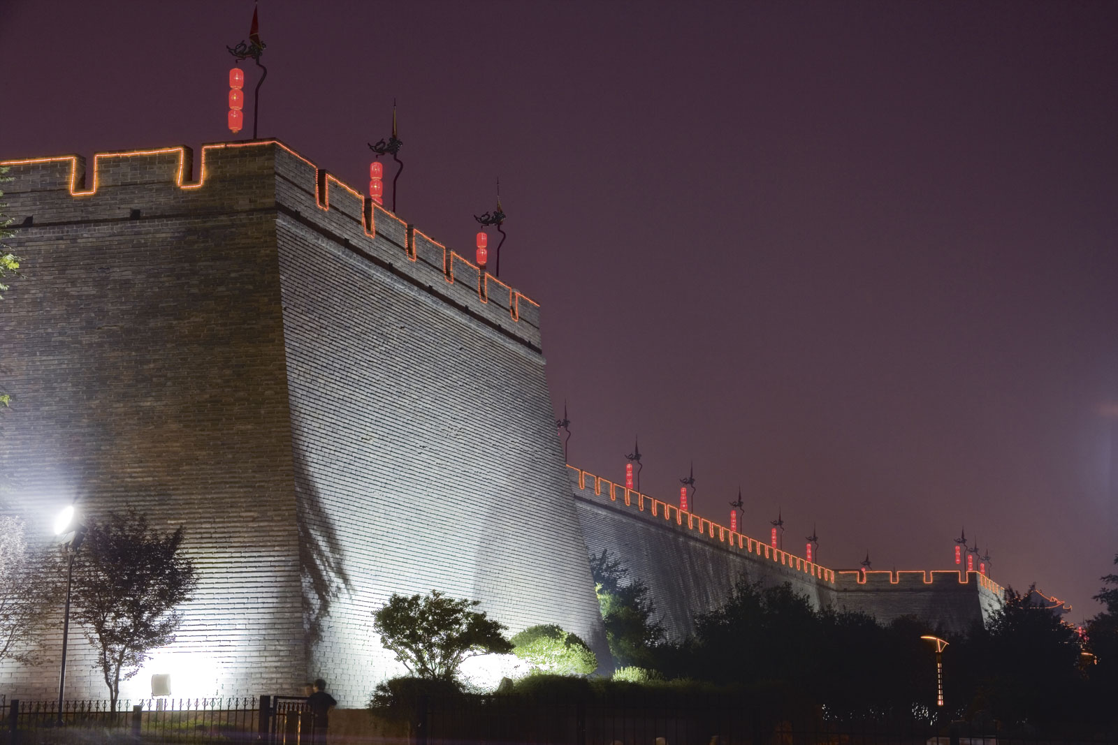 City wall of Xi'an China