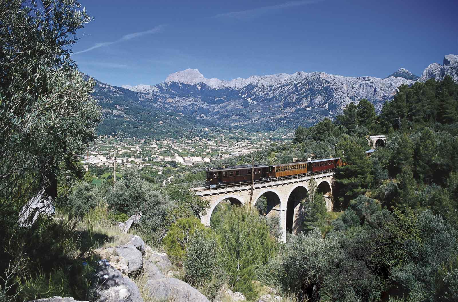 Historical railway from Palma to Soller