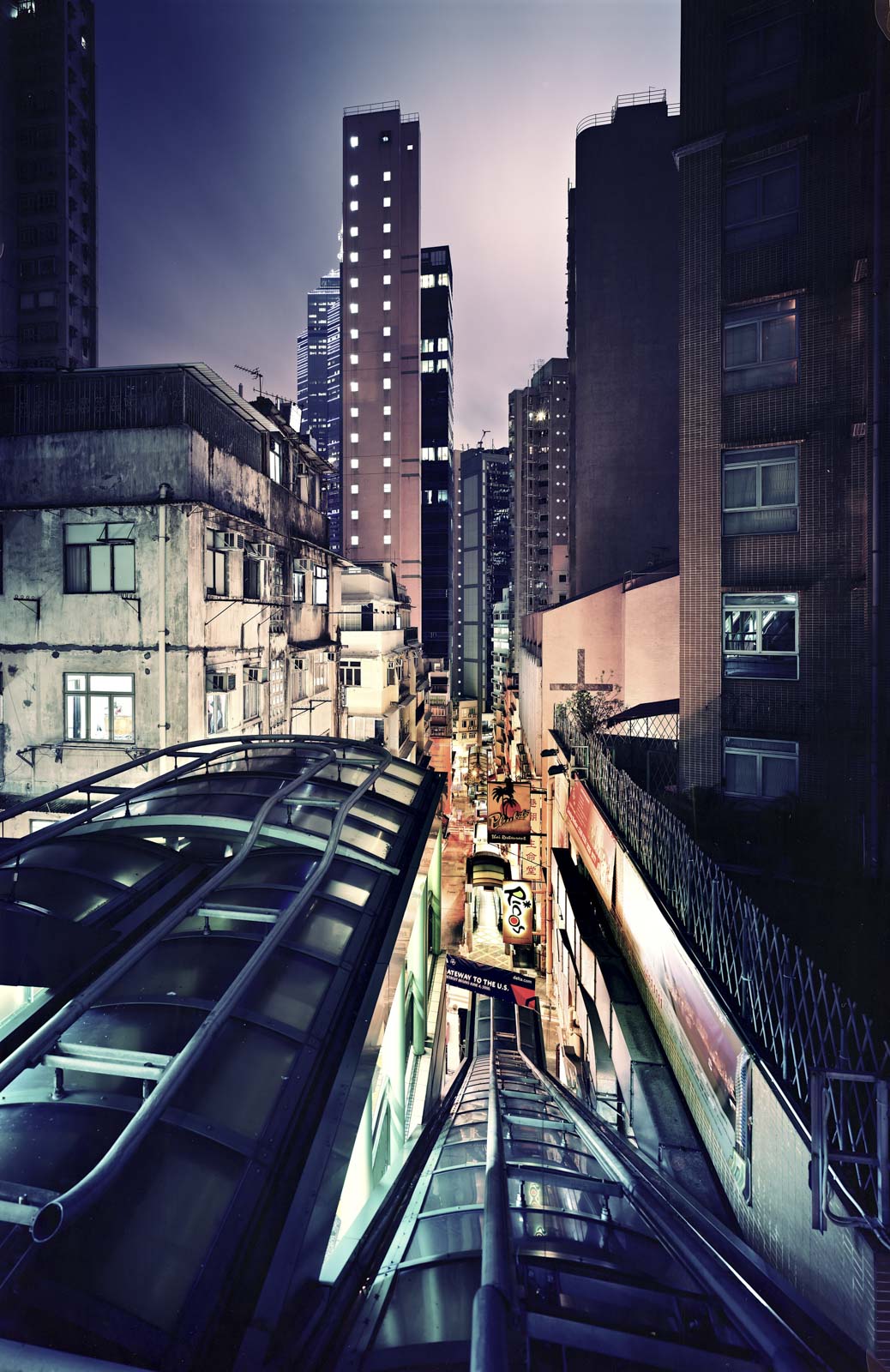 Hong Kong escalator