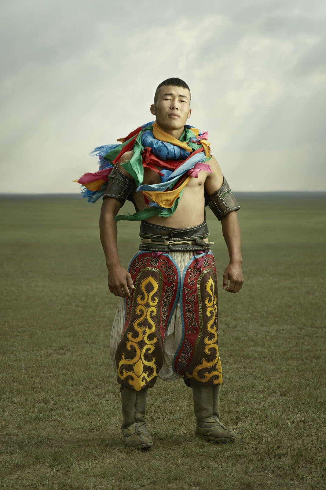 Inner Mongolian nomad wrestler