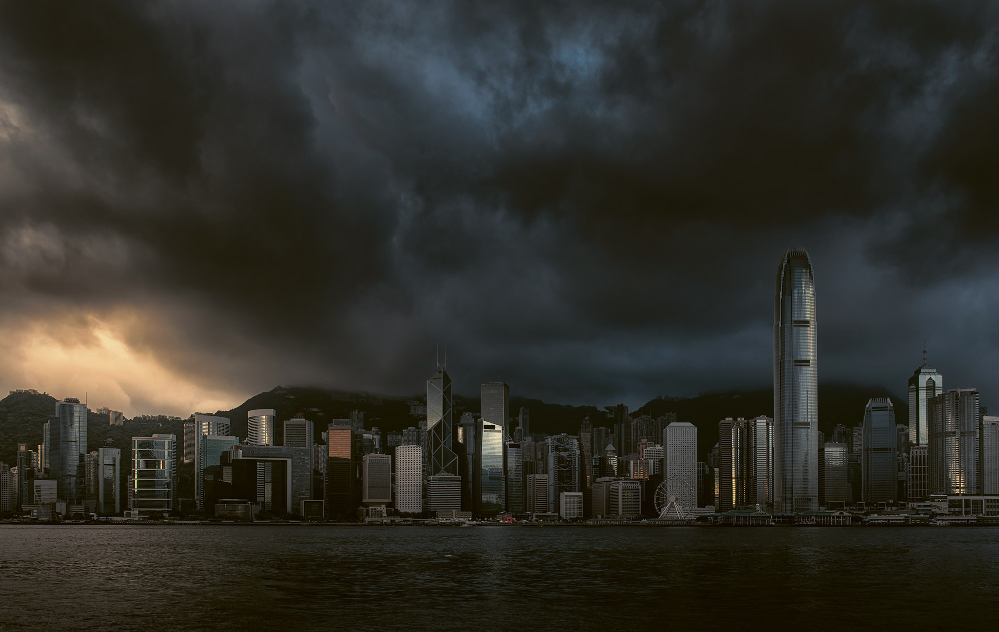 Typhoon Hato in Hong Kong
