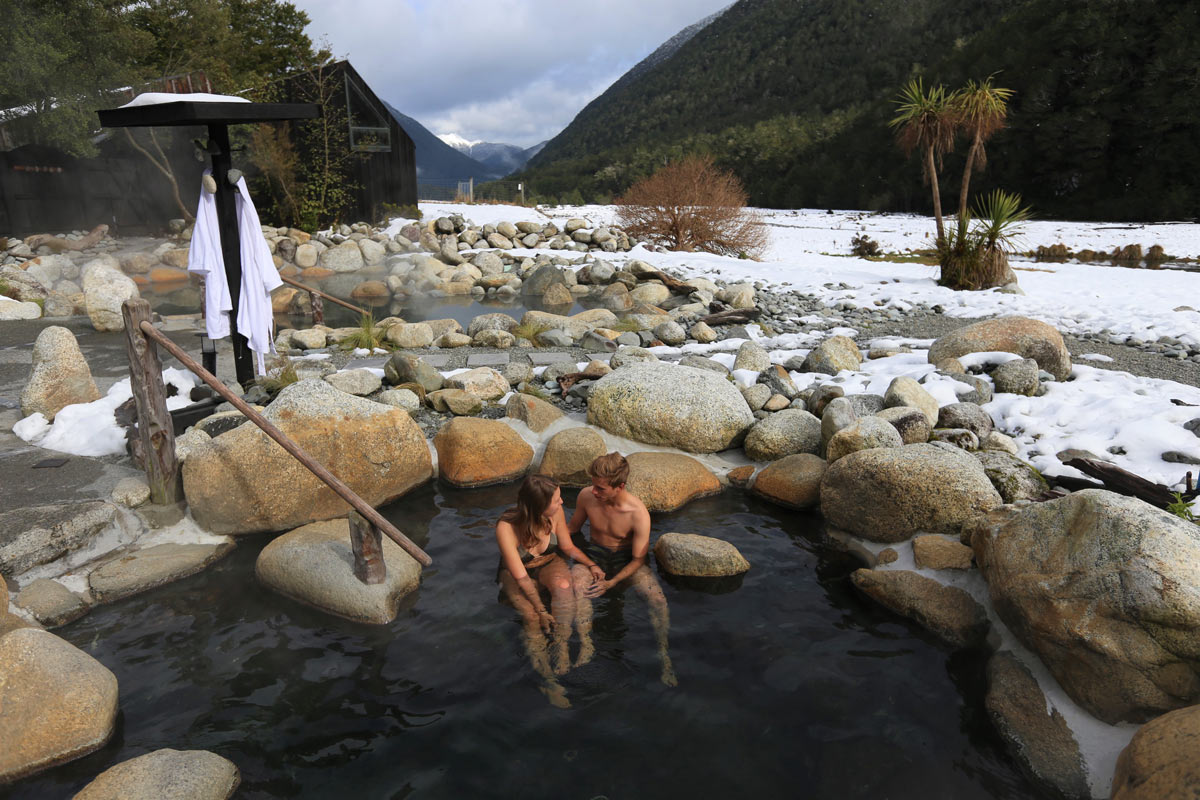 Maruia hot springs New Zealand