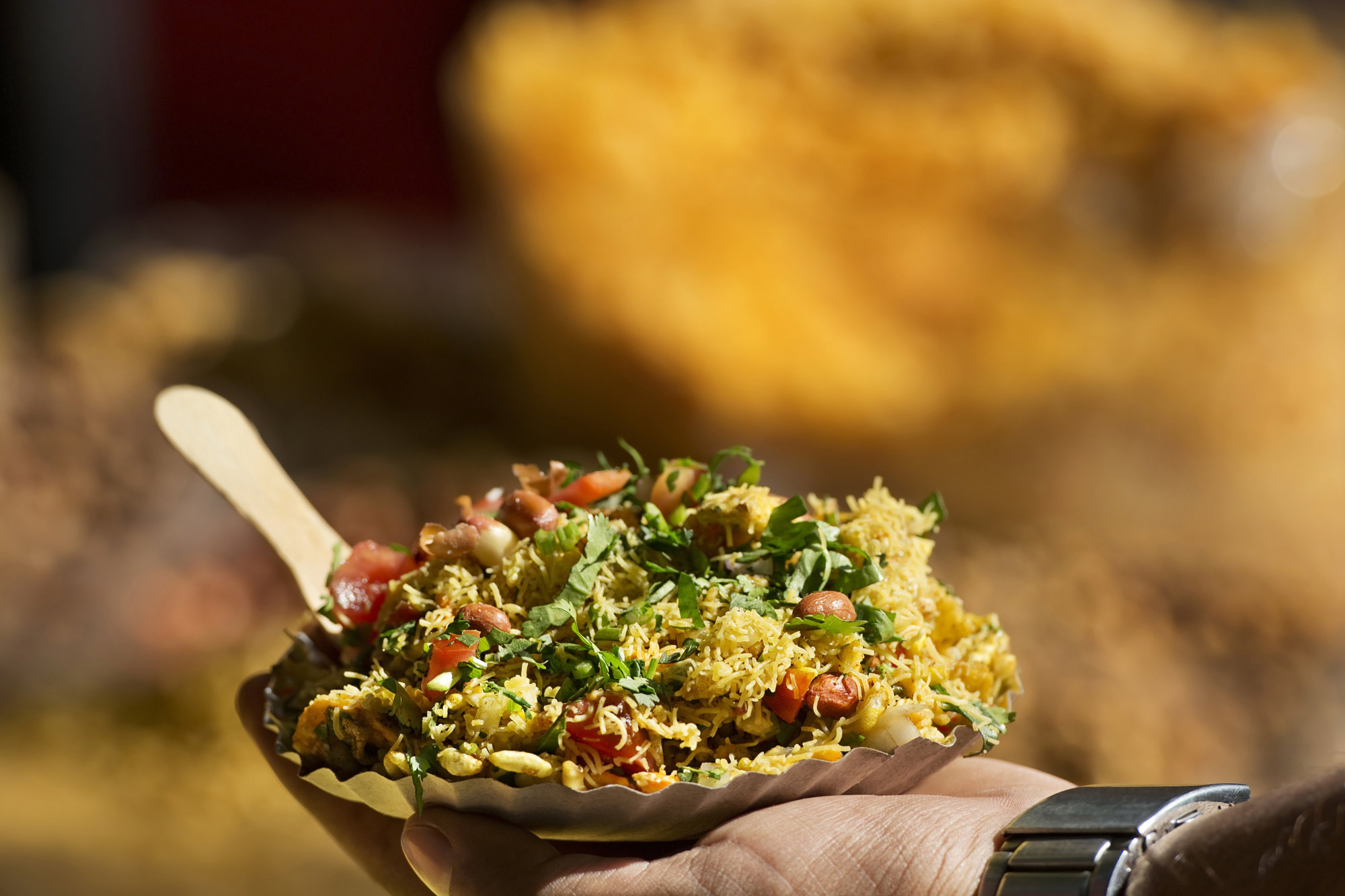 Bhelpuri puffed rice classic Mumbai street food must-try Indian dishes