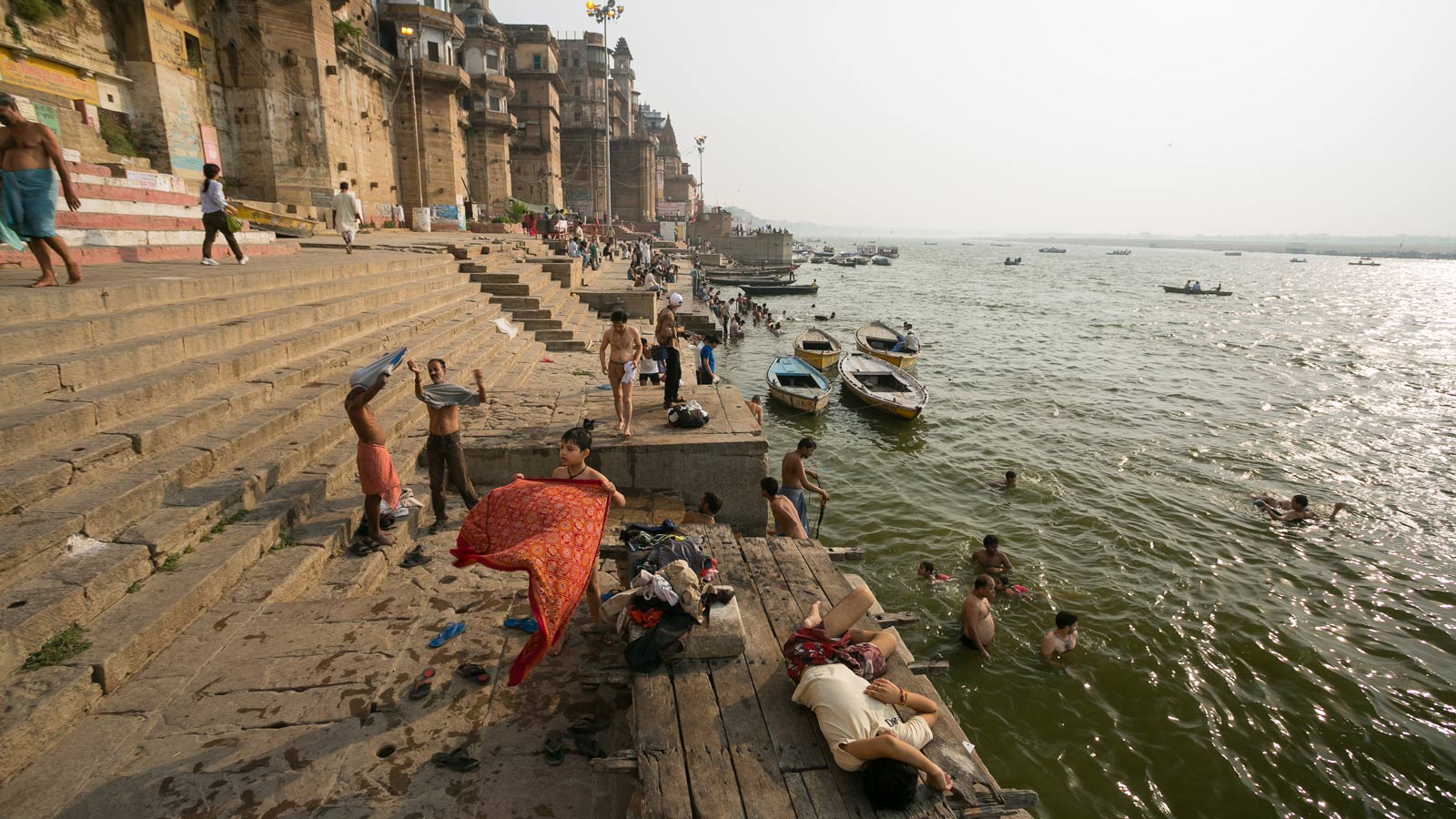 Varanasi ghats, India