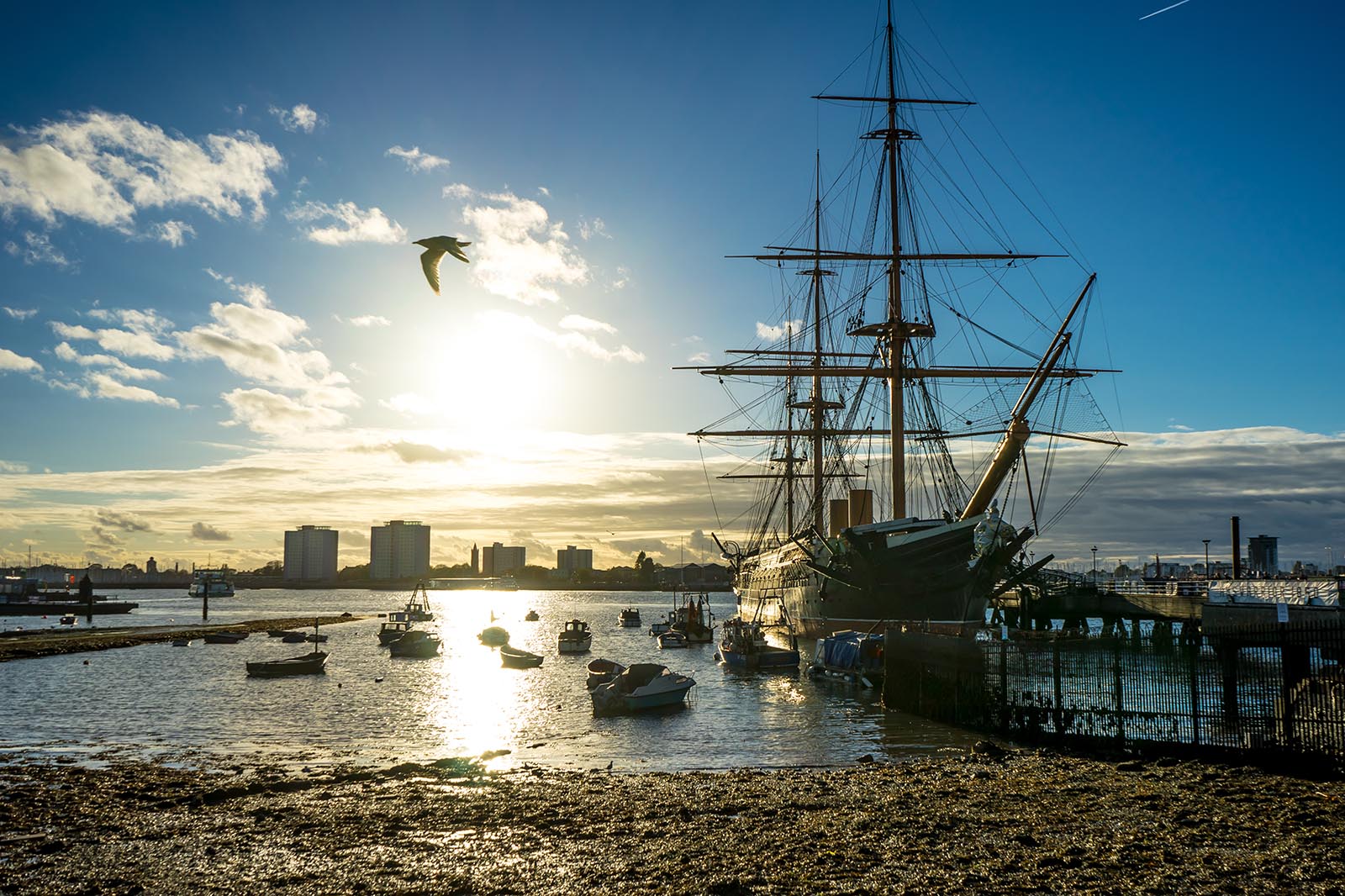 Portsmouth historic Dockyard / HMS Warrior