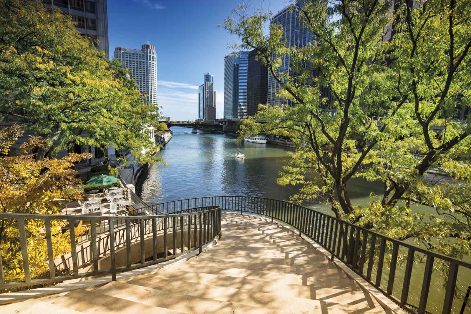 Rampage, Stairs to the Chicago Riverwalk