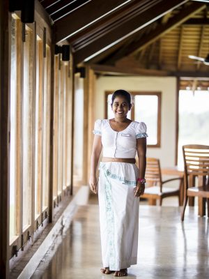 Sri Lanka, leads yoga at Saman Villas
