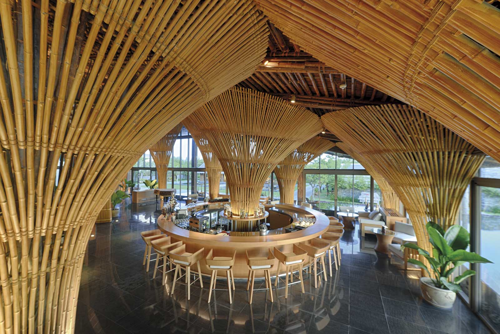 Naman Retreat, bamboo hotel