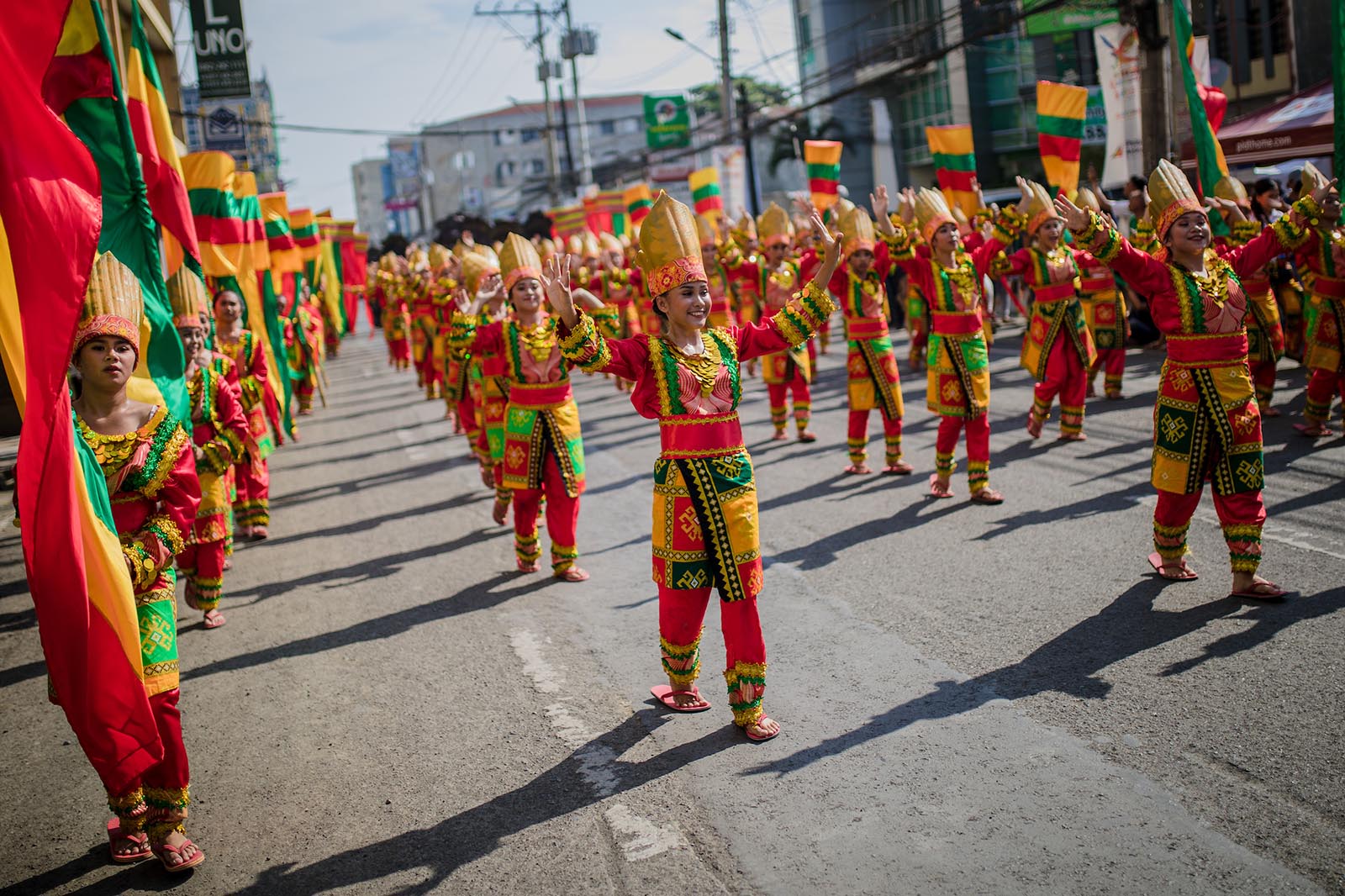 DAVAO - The Indak-Indak parade during Kadayawan Festival.