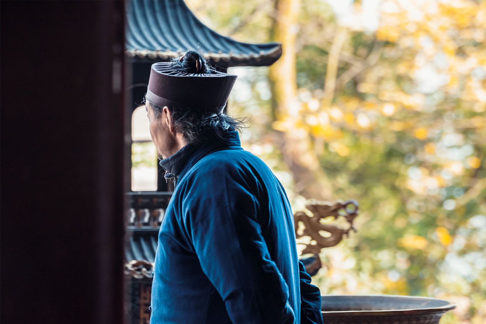 Daoist Thinker, Dragons Dens, Chengdu, China