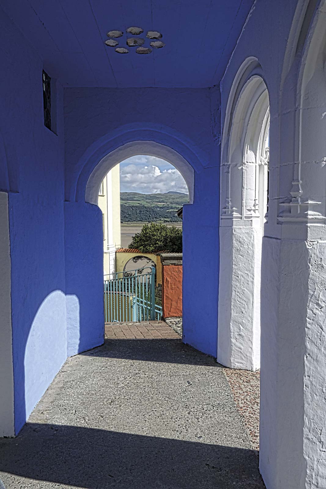 Great escapes, blue colonnade, Wales