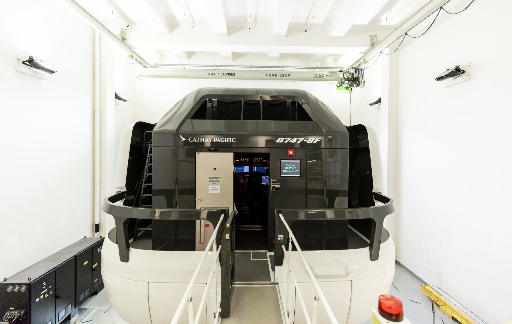 Cathay Pacific flight simulator
