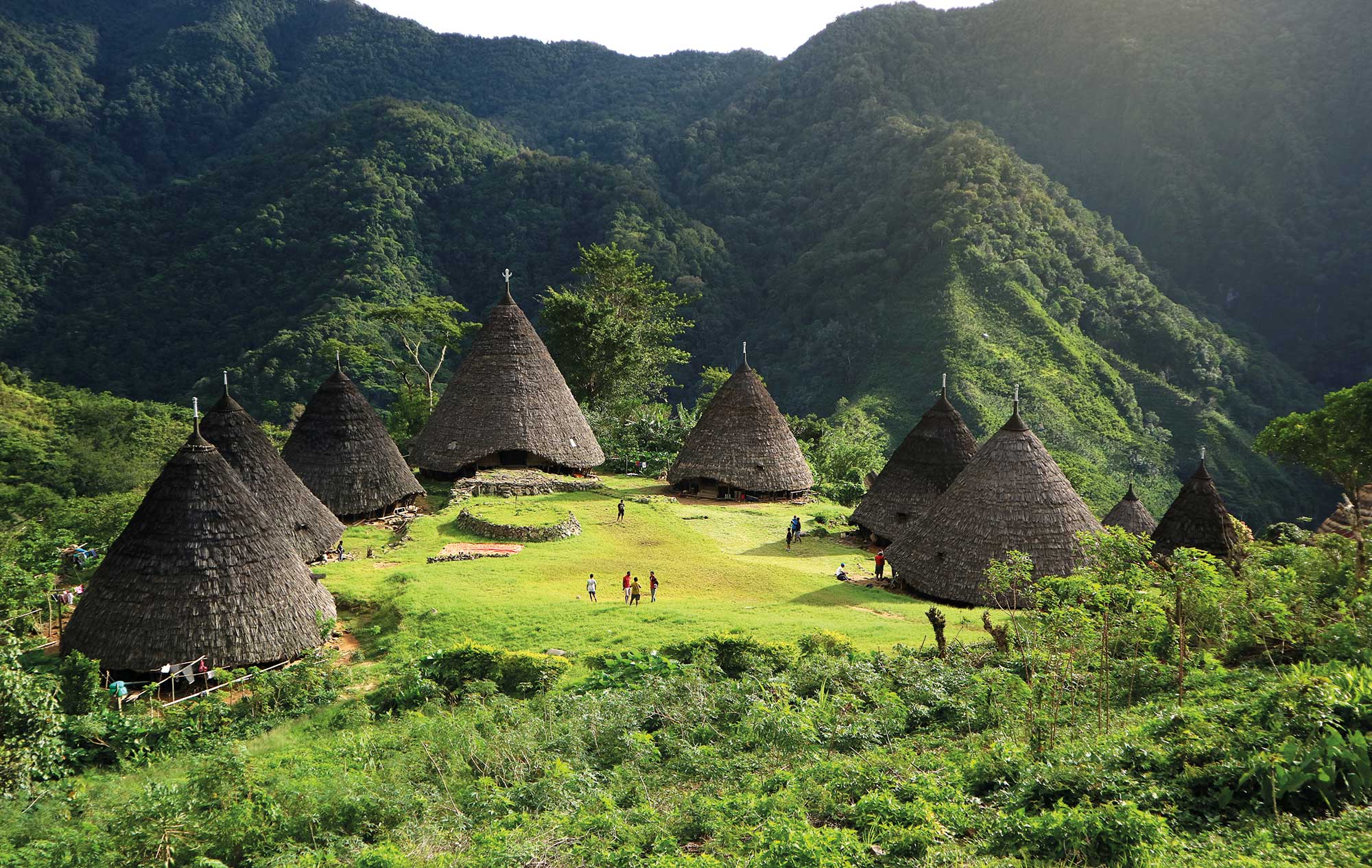 Indonesian islands Flores Village