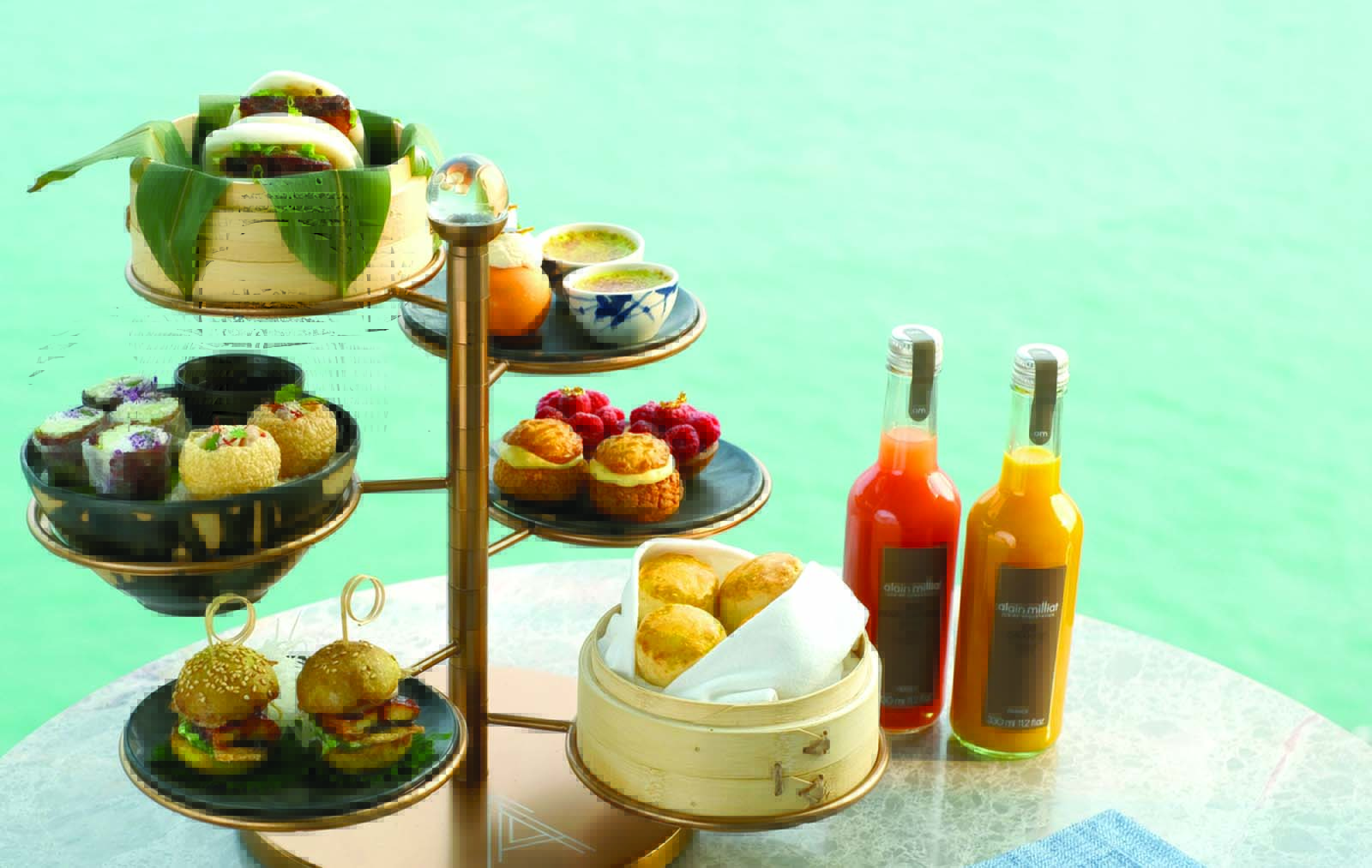 Afternoon Tea by the Harbour at The Commune comes with tasty treats