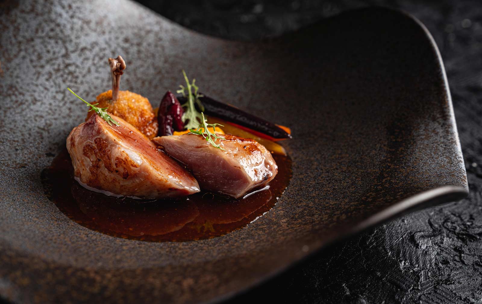 Tardes de Campo quail at Ando in Central, fusing Eastern and Western flavours