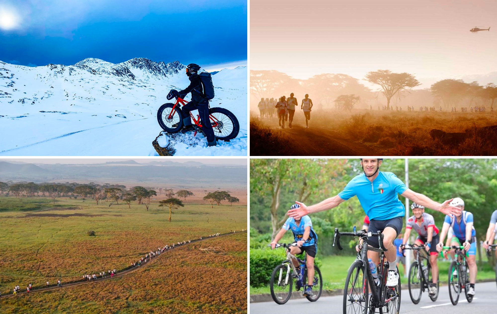 Cathay Pacific pilots support charity events like the Arctic Circle Trail fatbiking and Safaricom Marathon in Kenya
