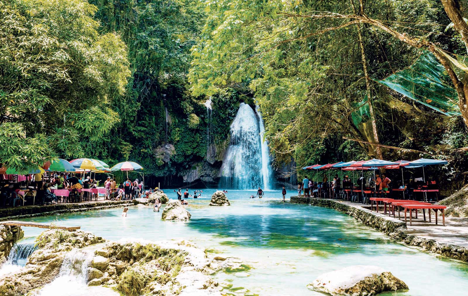 Kawasan Waterfalls in Cebu, Philippines