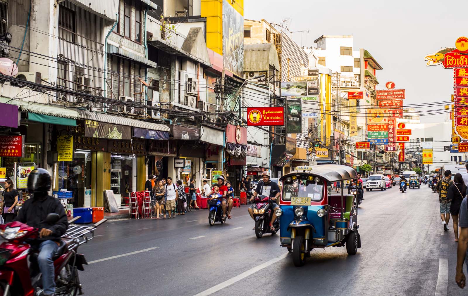Tuk tuk是曼谷常見的交通工具