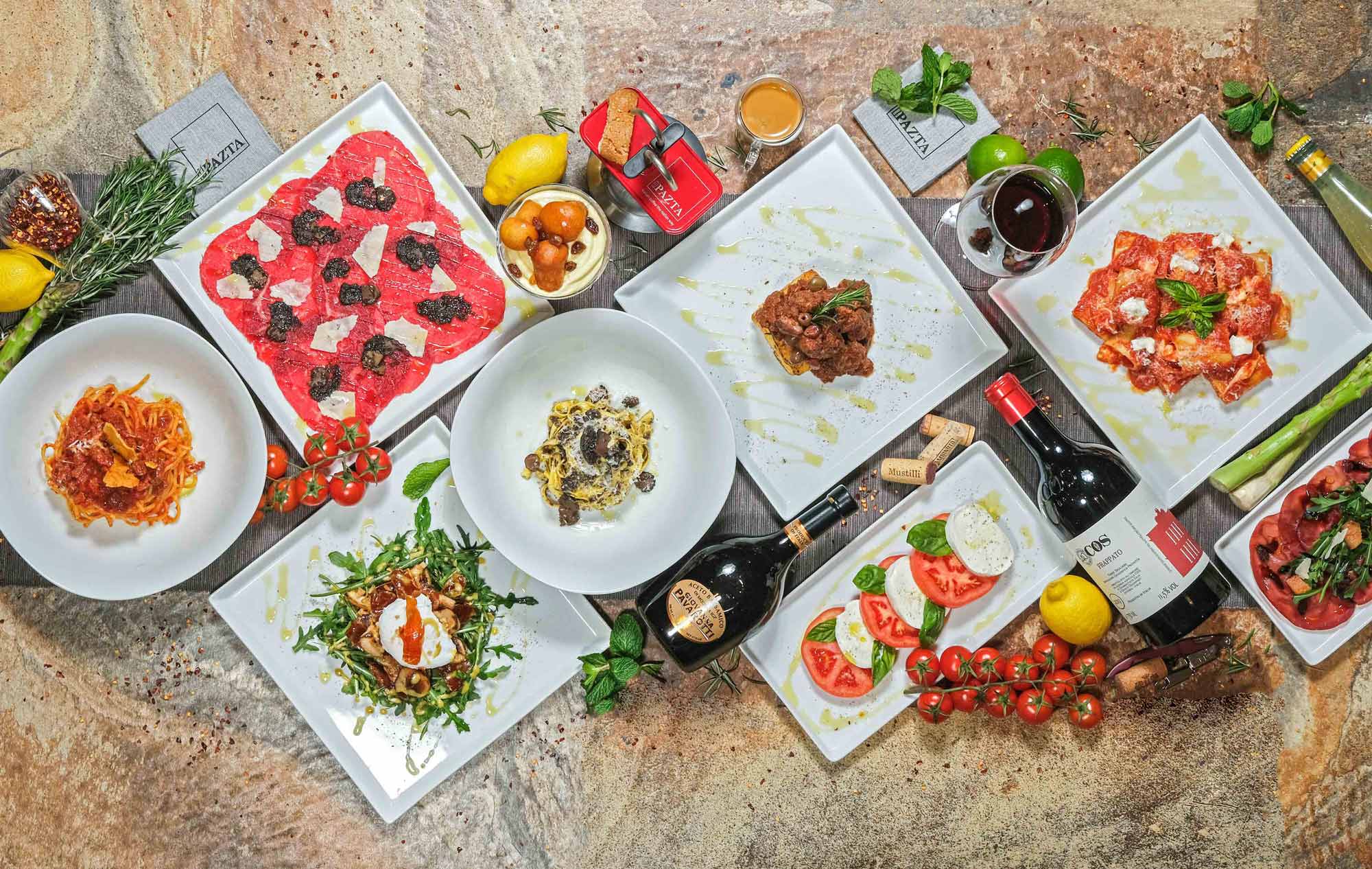 best-things-to-do-in-hong-kong-in-february-2021-pazta-italian-restaurant-dishes-tai-kwun