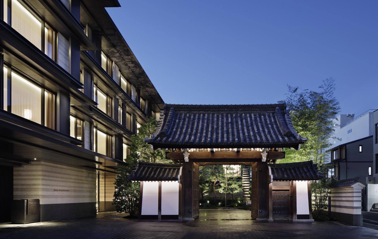 Hotel the Mitsui Kyoto is the only downtown luxury property that has its own natural hot spring