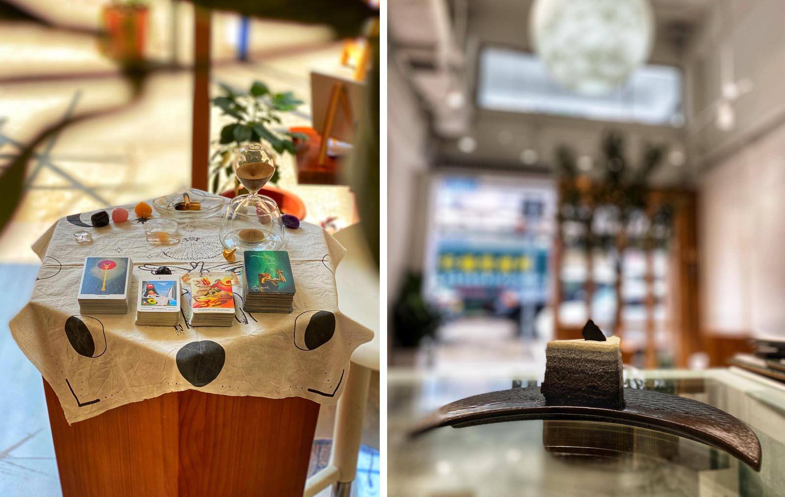 New restaurants in Hong Kong include The Soulroom. Come for coffee and tarot card readings