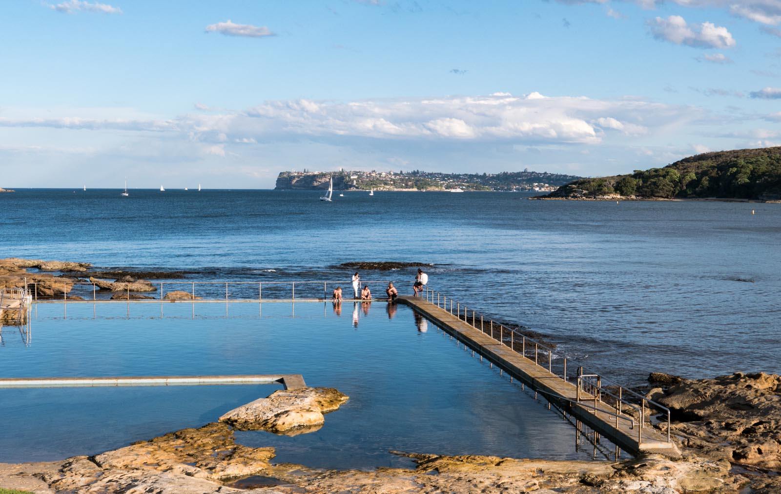 The best Sydney walks include the tidal pools at Fairlight Beach