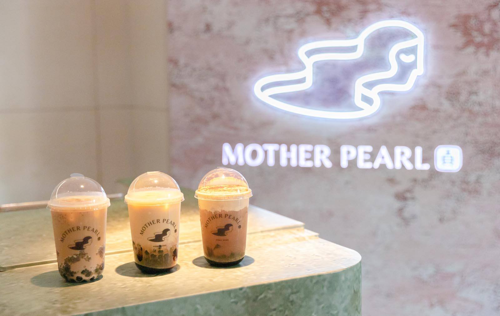 Just Jasmine Taro Mo Latte Yeun Yeung vegan bubble tea at Mother Pearl, Hong Kong