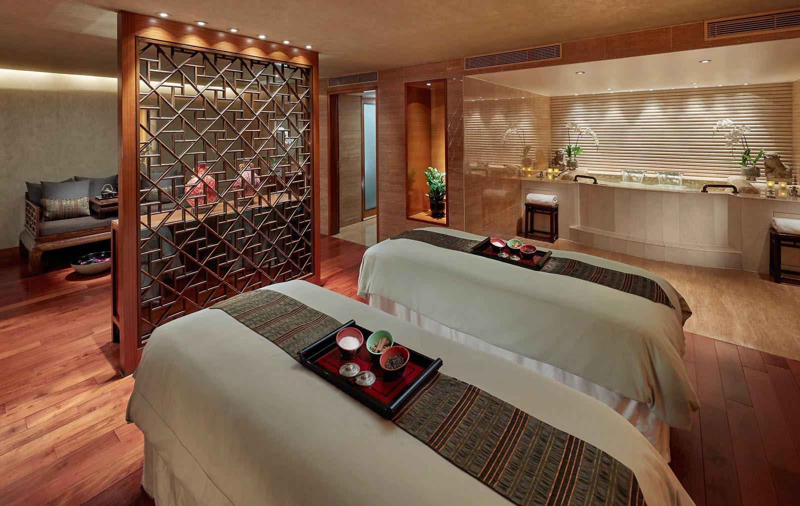 Suite room of the Mandarin Spa in Mandarin Oriental Hong Kong