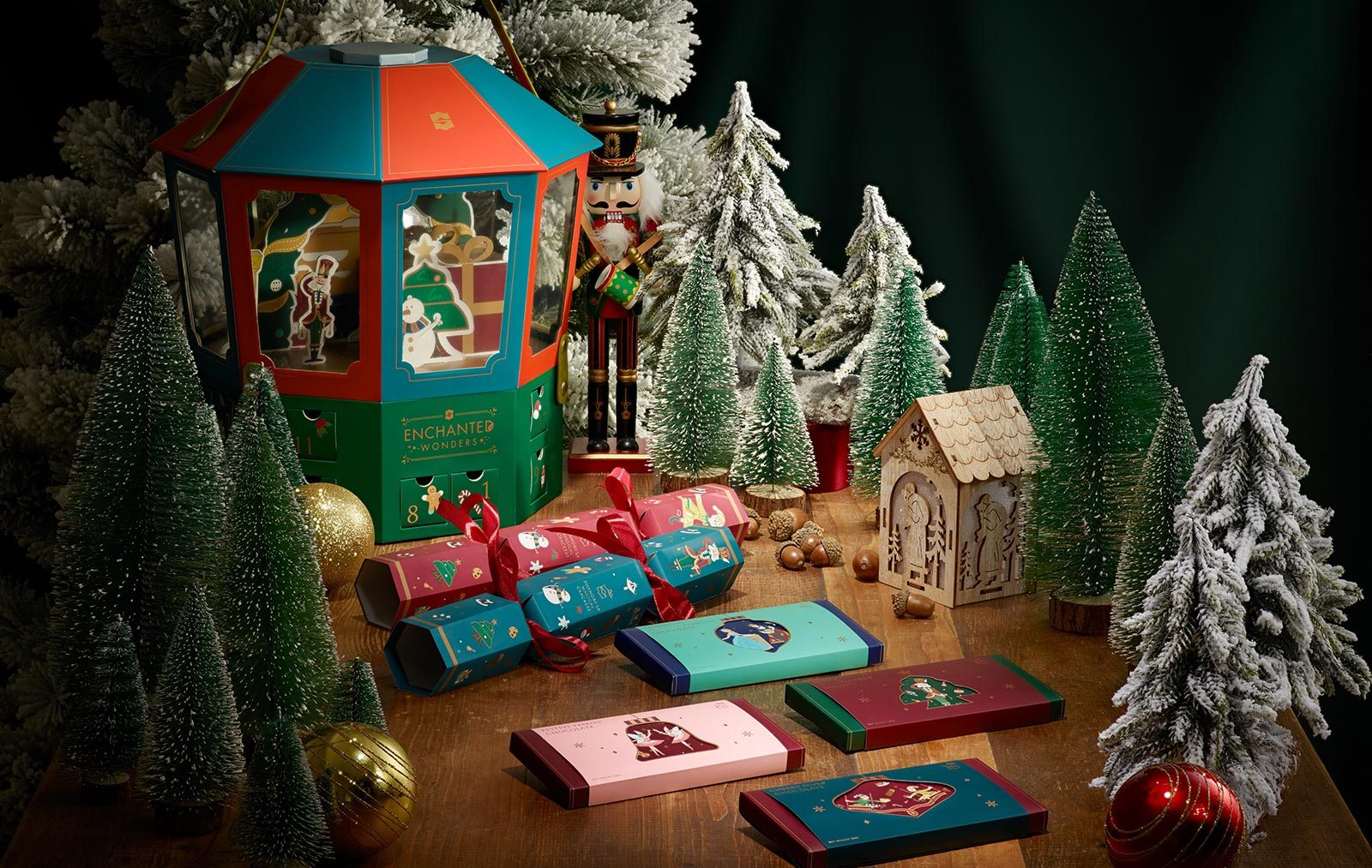 festive items available to purchase at the shangri la christmas market